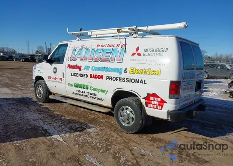 2013 Ford E-250 Commercial z USA, uszkodzony, nr VIN 1FTNE2EW4DDB06918